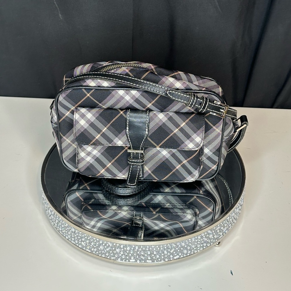 BURBERRY Blue Label Classic Check Crossbody Bag